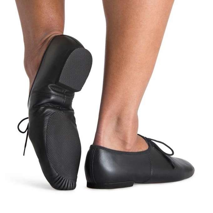 Herren Jazz Tanzschuhe Leder - Latein Tanzschuhe Mit Geteilter Sohle